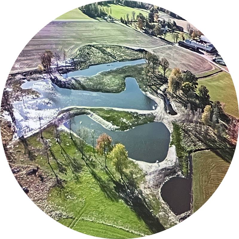 Lyckat dammbygge på Vallerstad gård